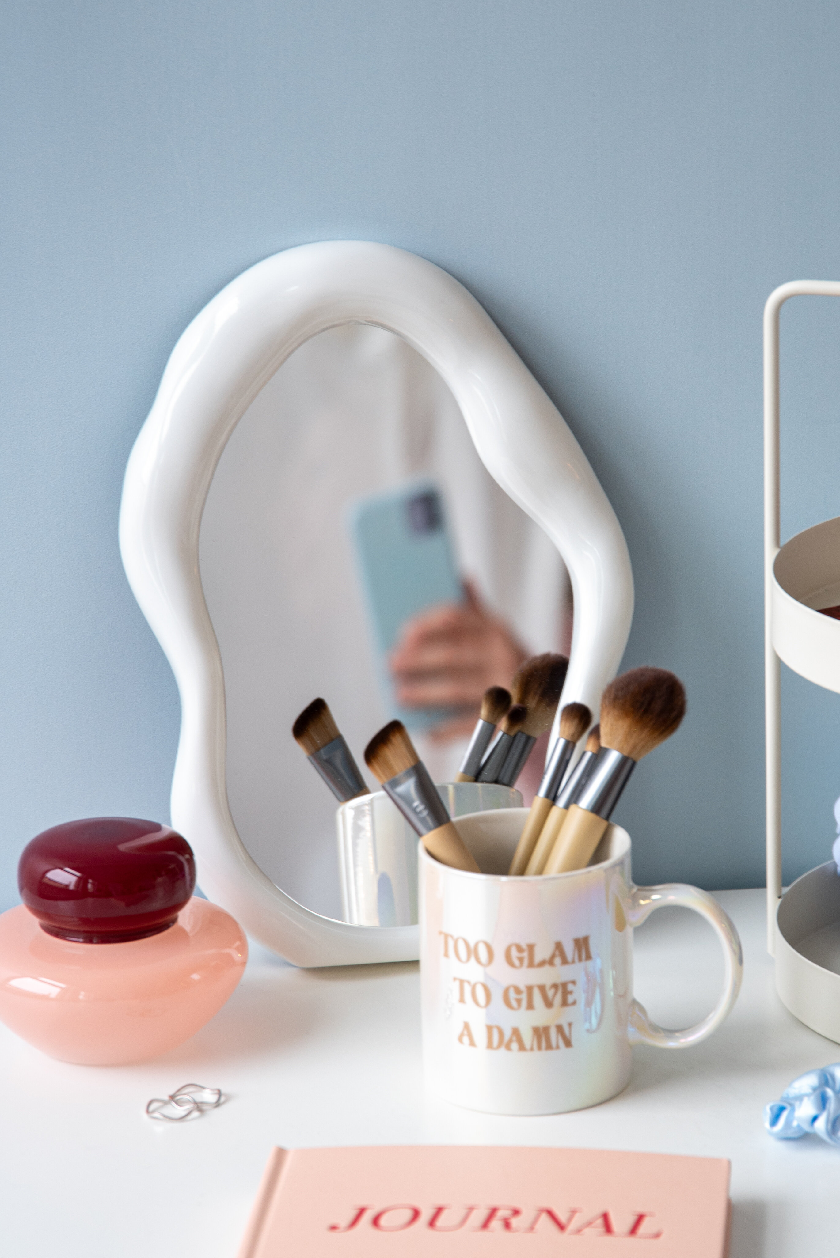 Spegel för badrum och sminkbord