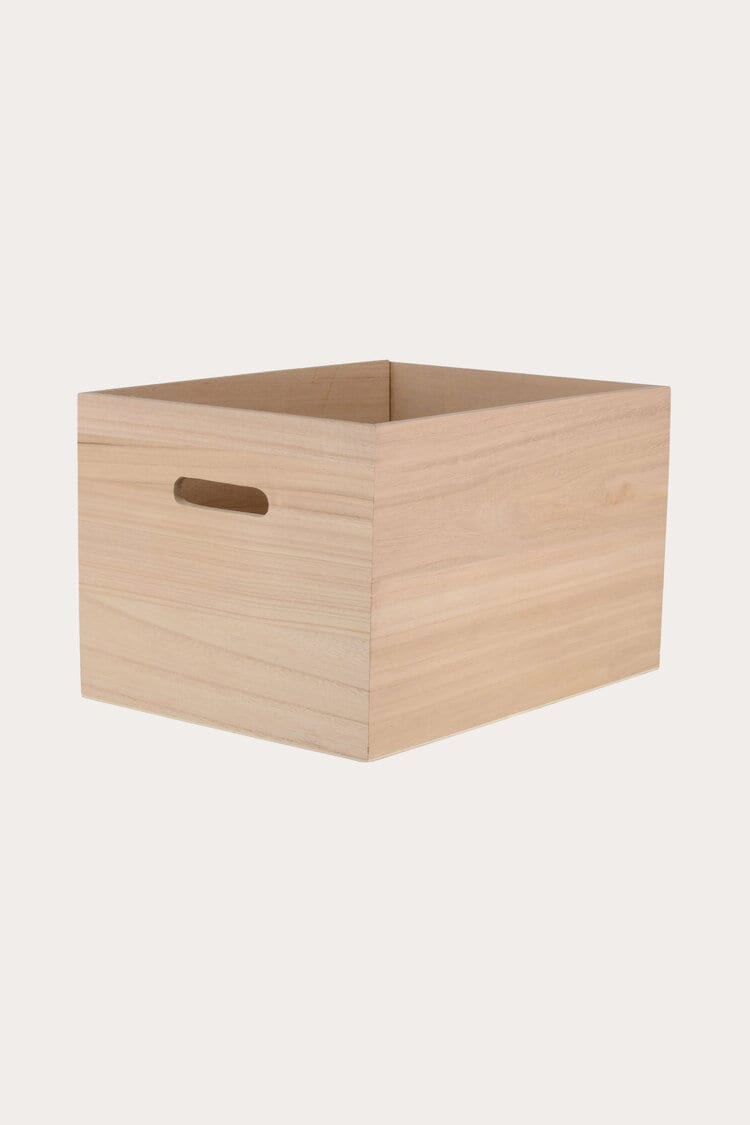 Product Image for Förvaringslåda Trä stor