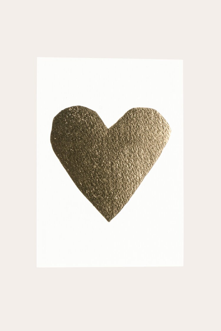 Product Image for Vykort Golden heart