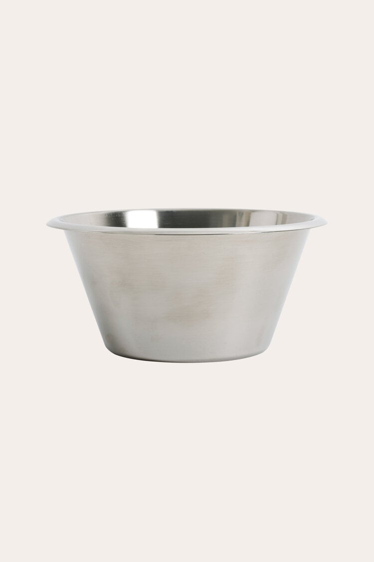 Rostfri bunke med lock