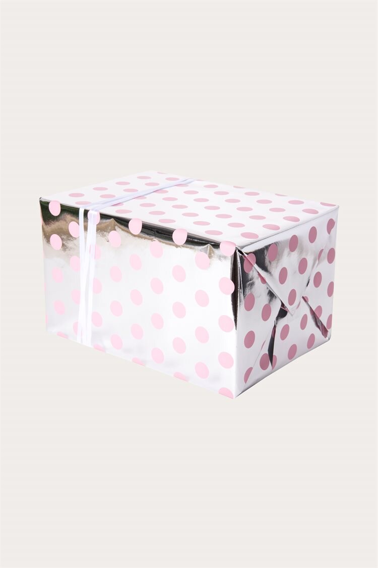 Product Image for Presentpapper Kalas silver/rosa