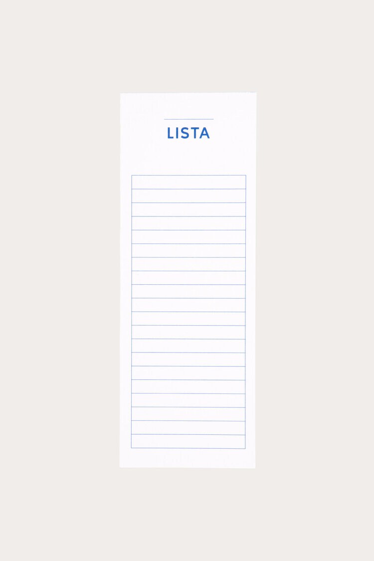 Product Image for Anteckningsblock Lista