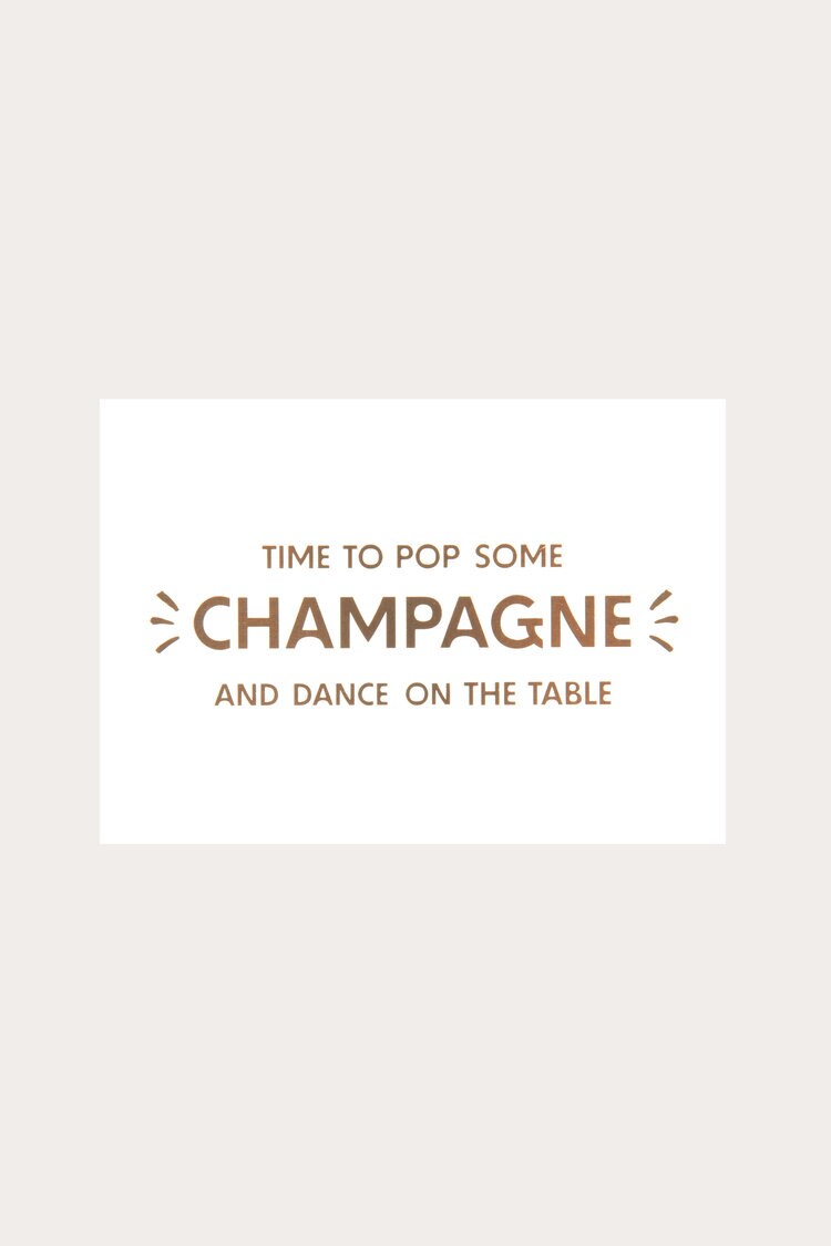 Product Image for Vykort Champagne