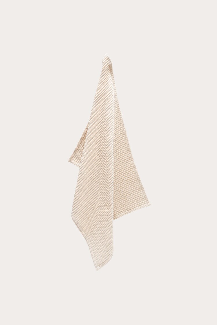 Product Image for Kökshandduk Våffla ljusbeige