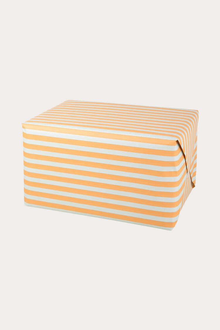 Product Image for Presentpapper Stripe orange/mint