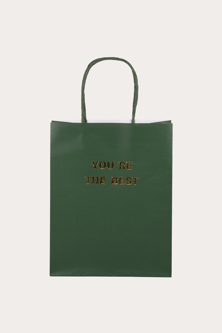 Product Image for Presentpåse You are the best grön