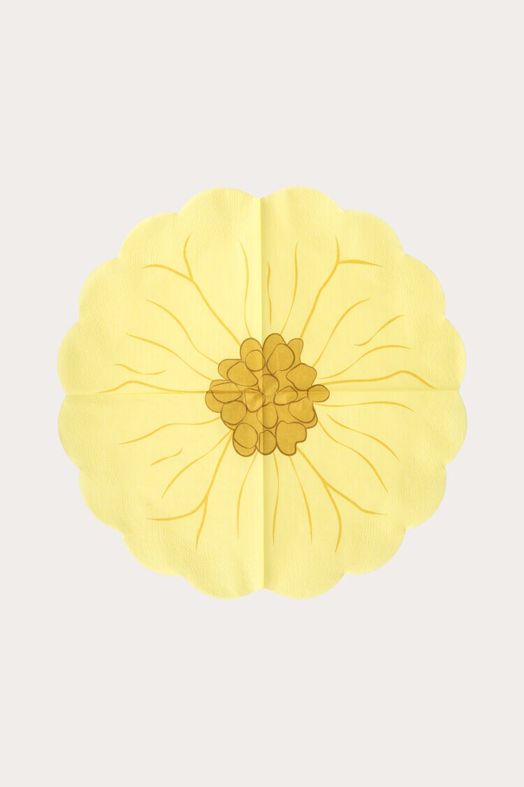 Product Image for Servett Blomma gul
