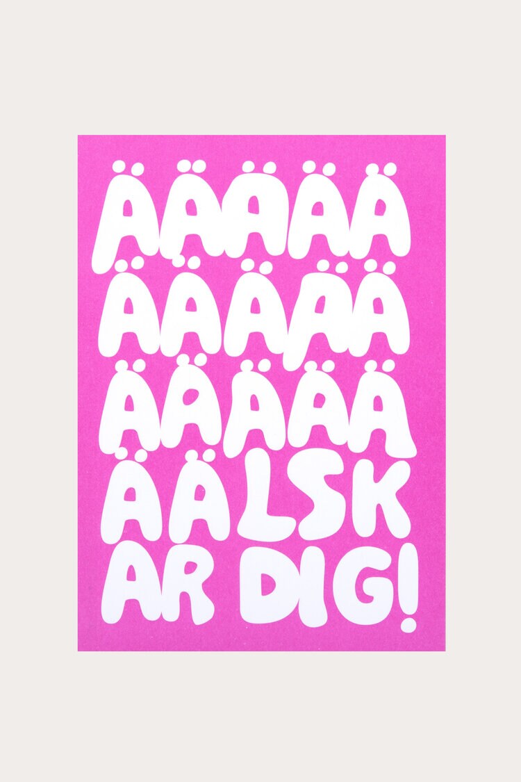 Product Image for Vykort Ääälskar dig