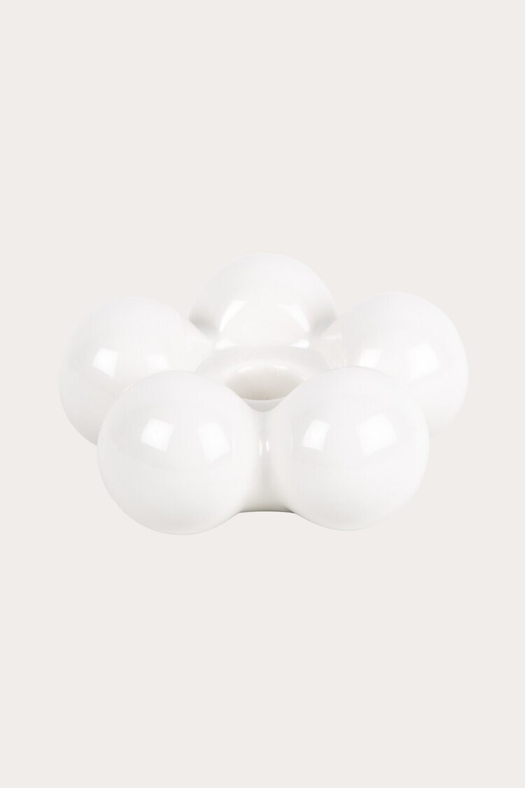 Product Image for Ljusstake Runda vit