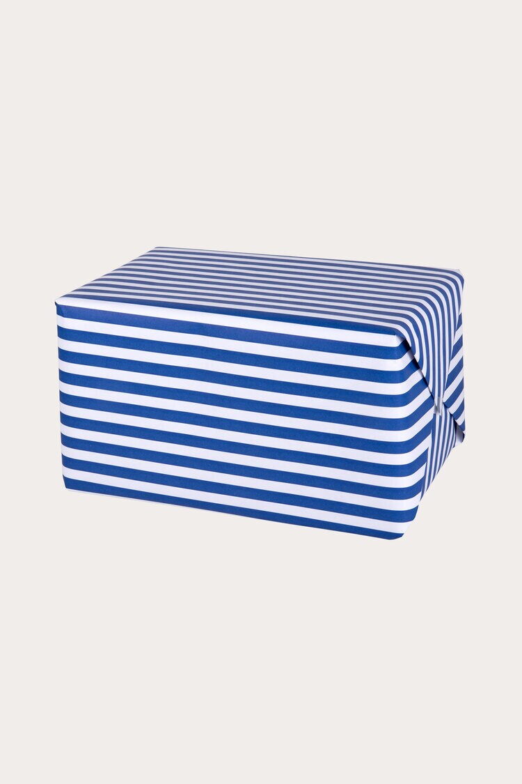 Product Image for Presentpapper Stripe blå/vit