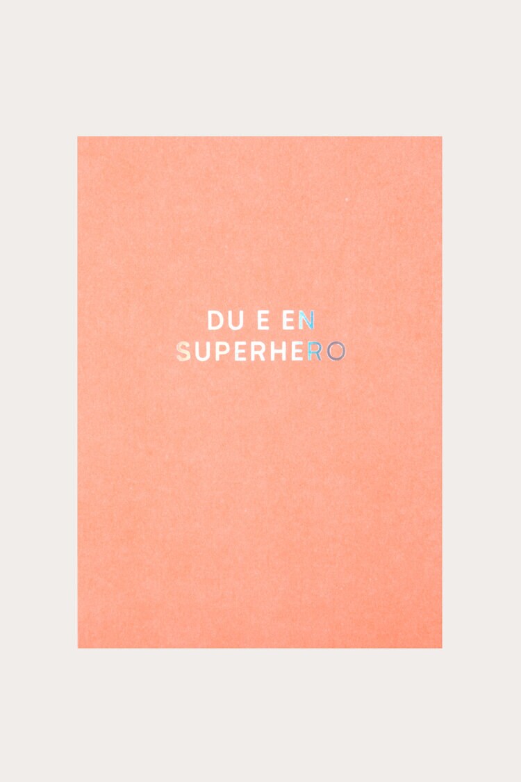 Product Image for Vykort Du e en superhero