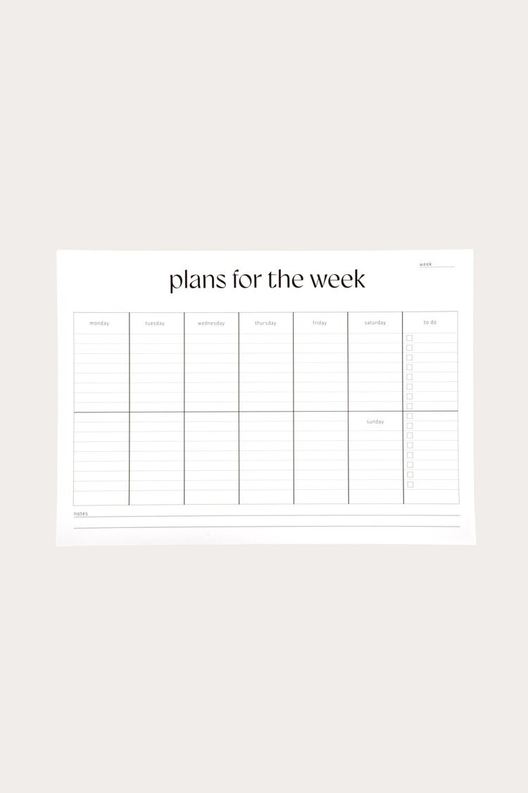 Product Image for Desktopblock Plans for the week