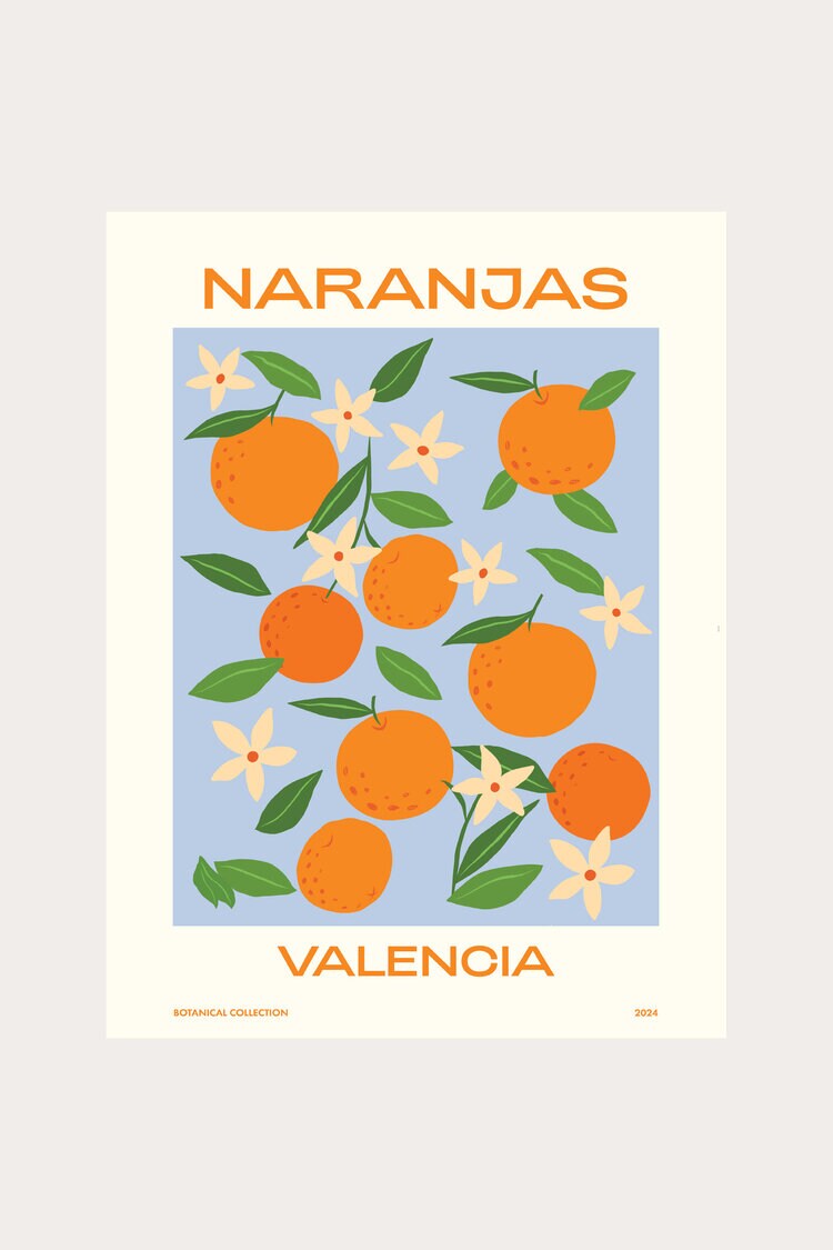 Product Image for Poster Naranjas valencia