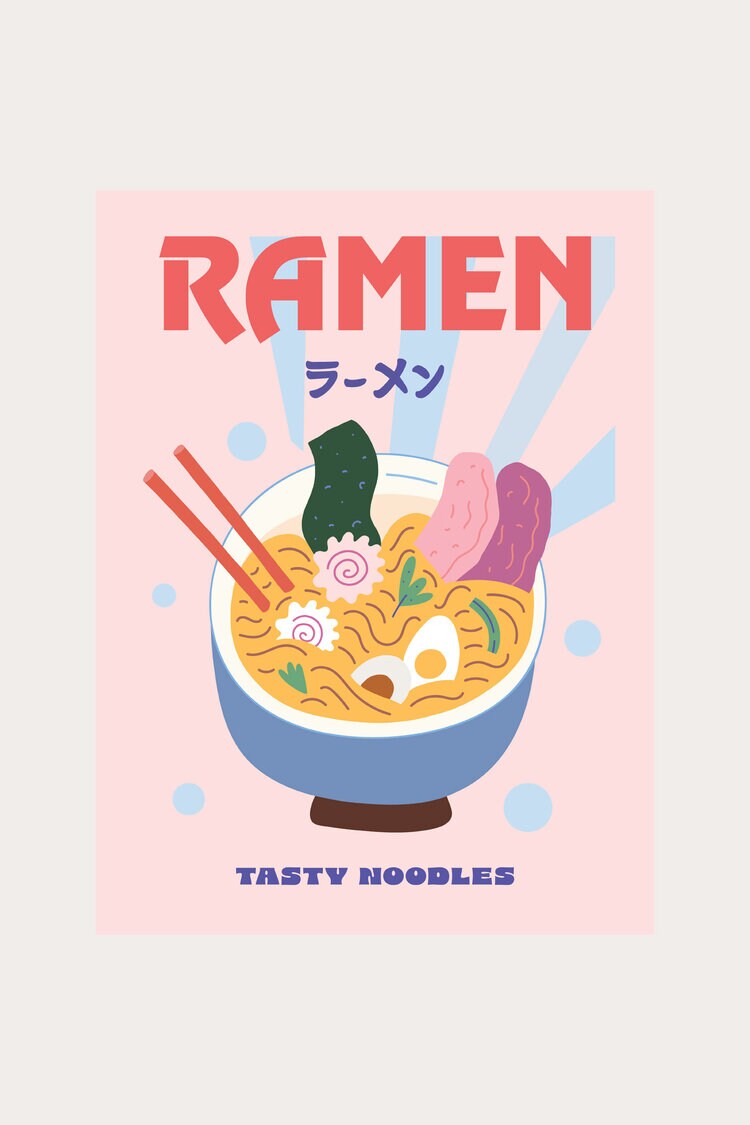 Product Image for Poster Ramen tasty noodles