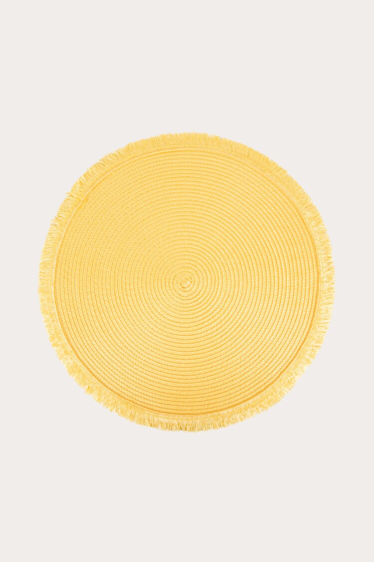 Product Image for Bordstablett Fringe gul