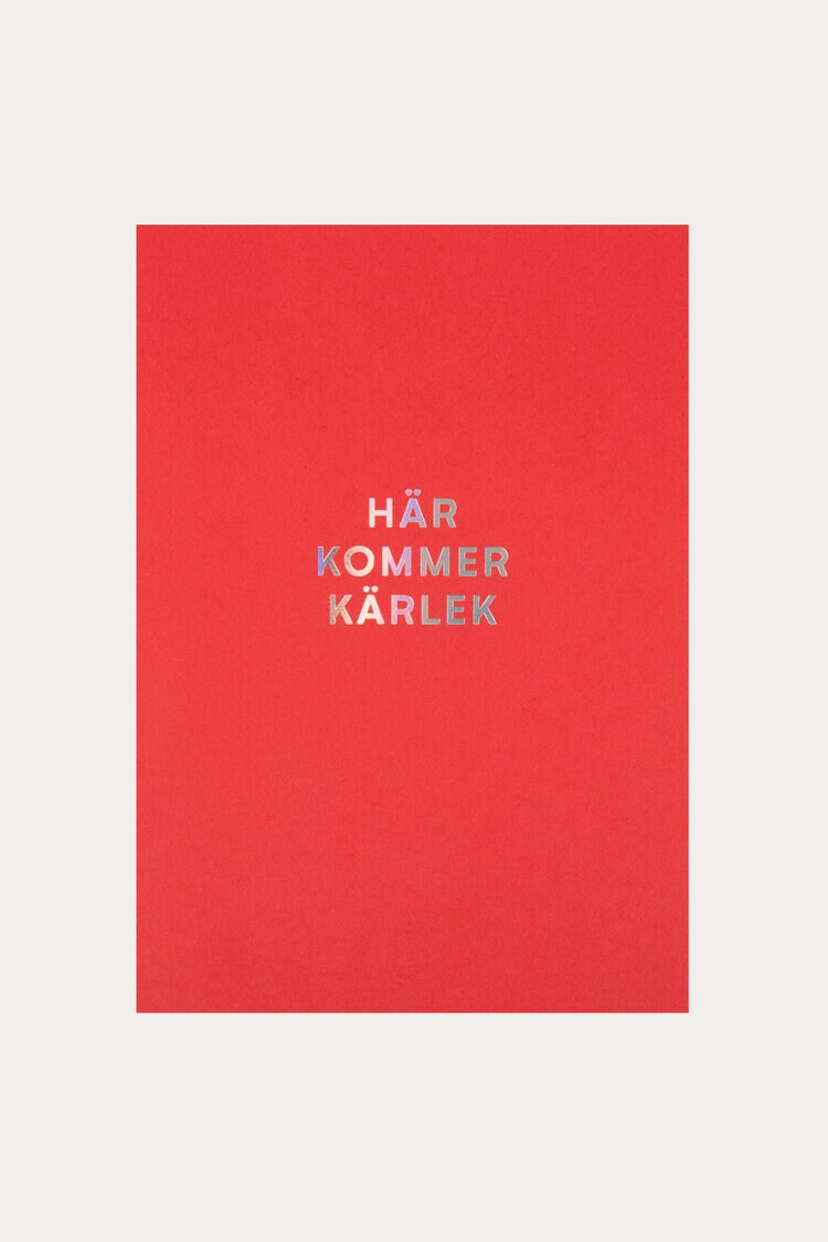 Product Image for Vykort Här kommer kärlek