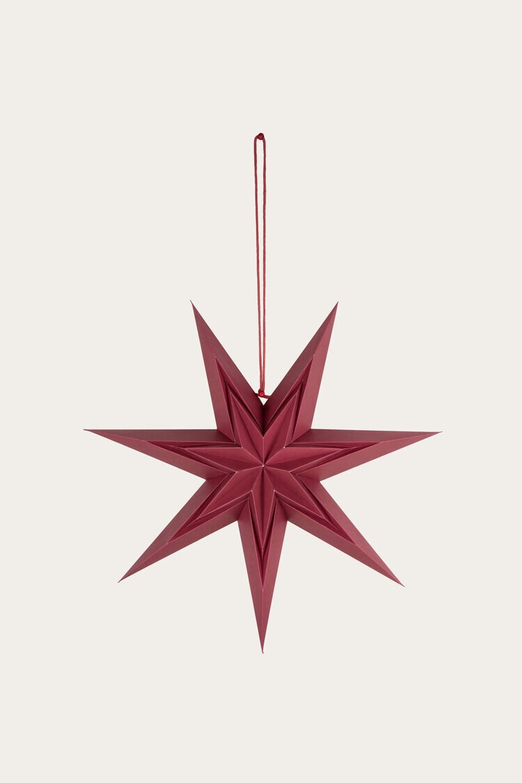 Product Image for Adventsstjärna Blinka burgundy