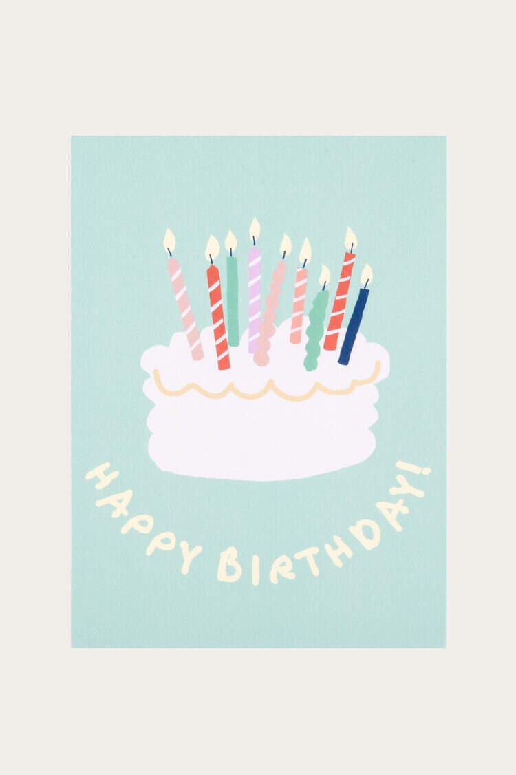 Product Image for Vykort Happy birthday cake