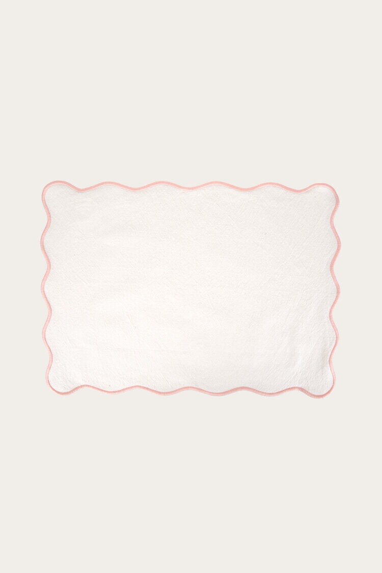 Product Image for Bordstablett Svängig vit/rosa