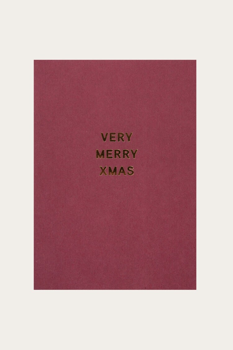 Product Image for Vykort Very merry xmas