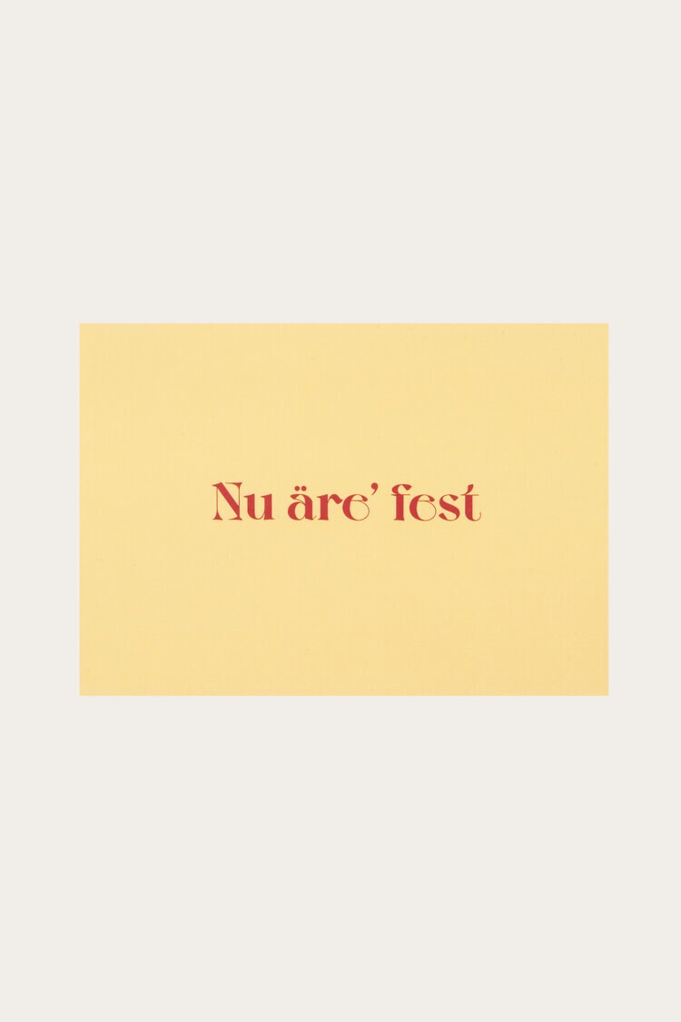 Product Image for Vykort Nu äre´fest