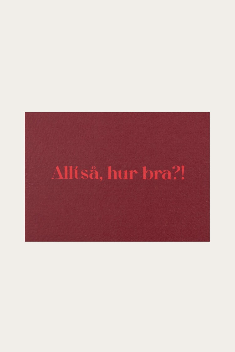Product Image for Vykort Alltså, hur bra?