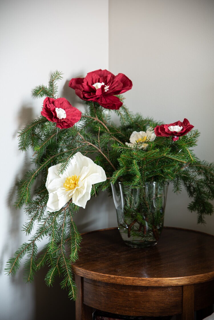 Product Image for Dekoration Amaryllis röd
