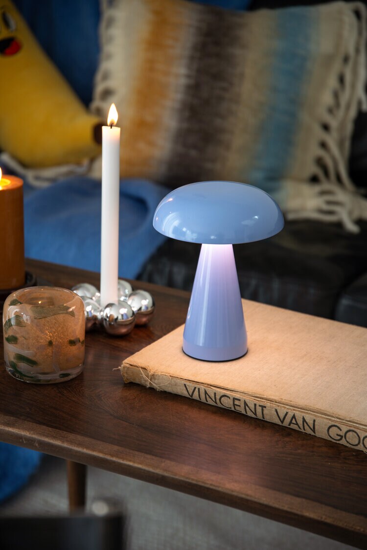 Product Image for Bordslampa Måne ljusblå