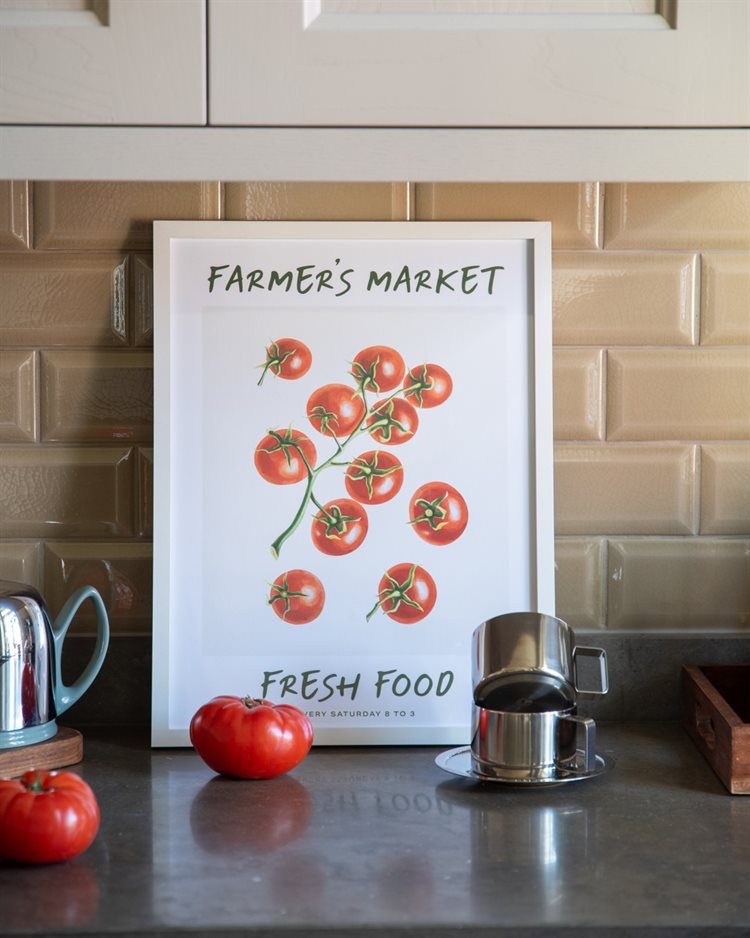 Product Image for Poster Tomatoes farmers market