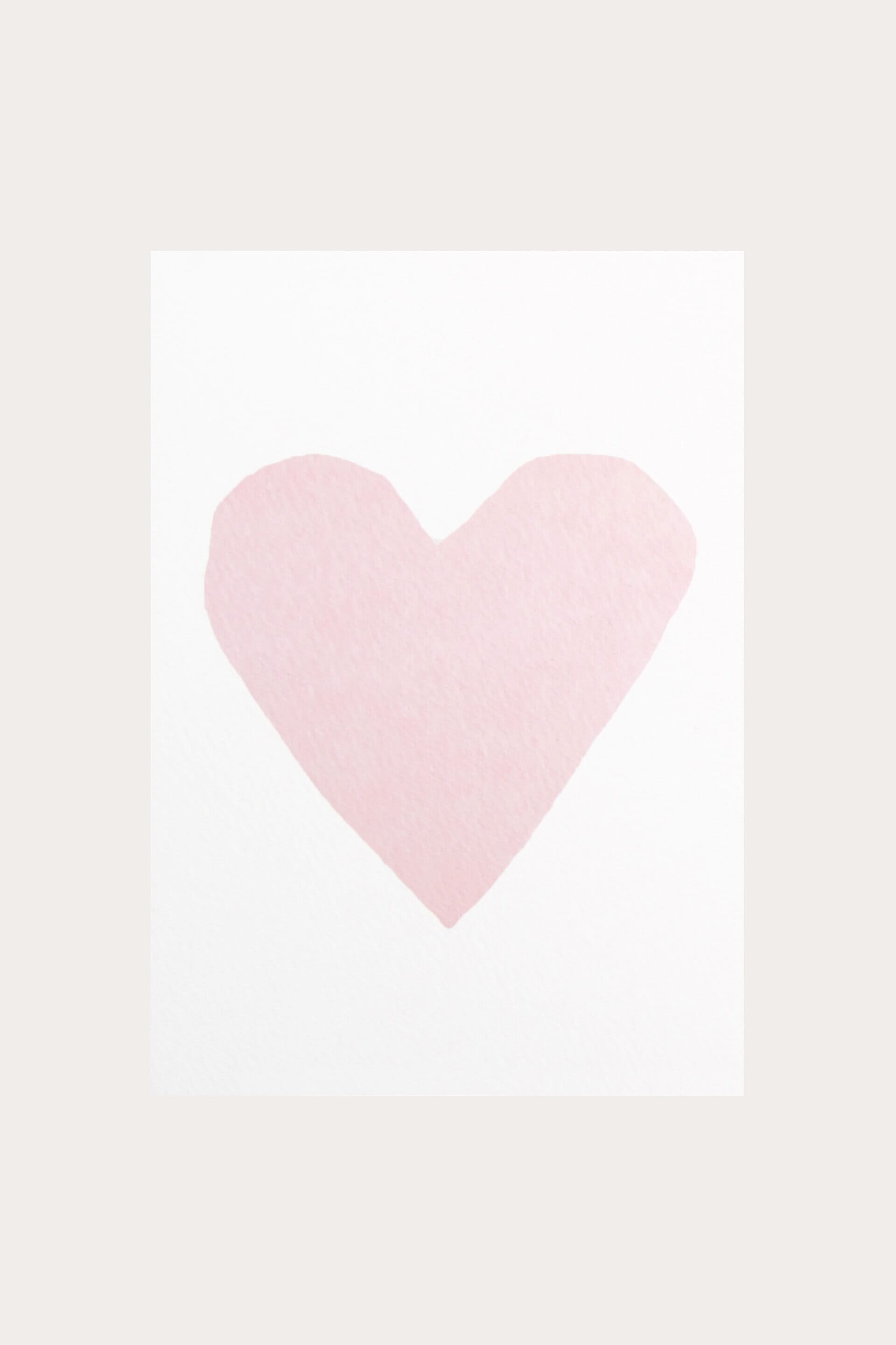 Vykort PINK HEART