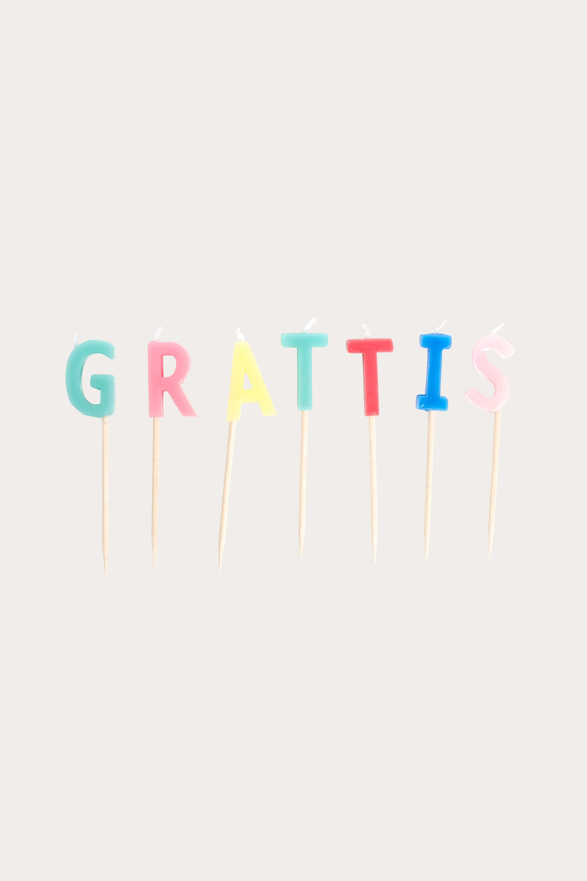 Tårtljus GRATTIS