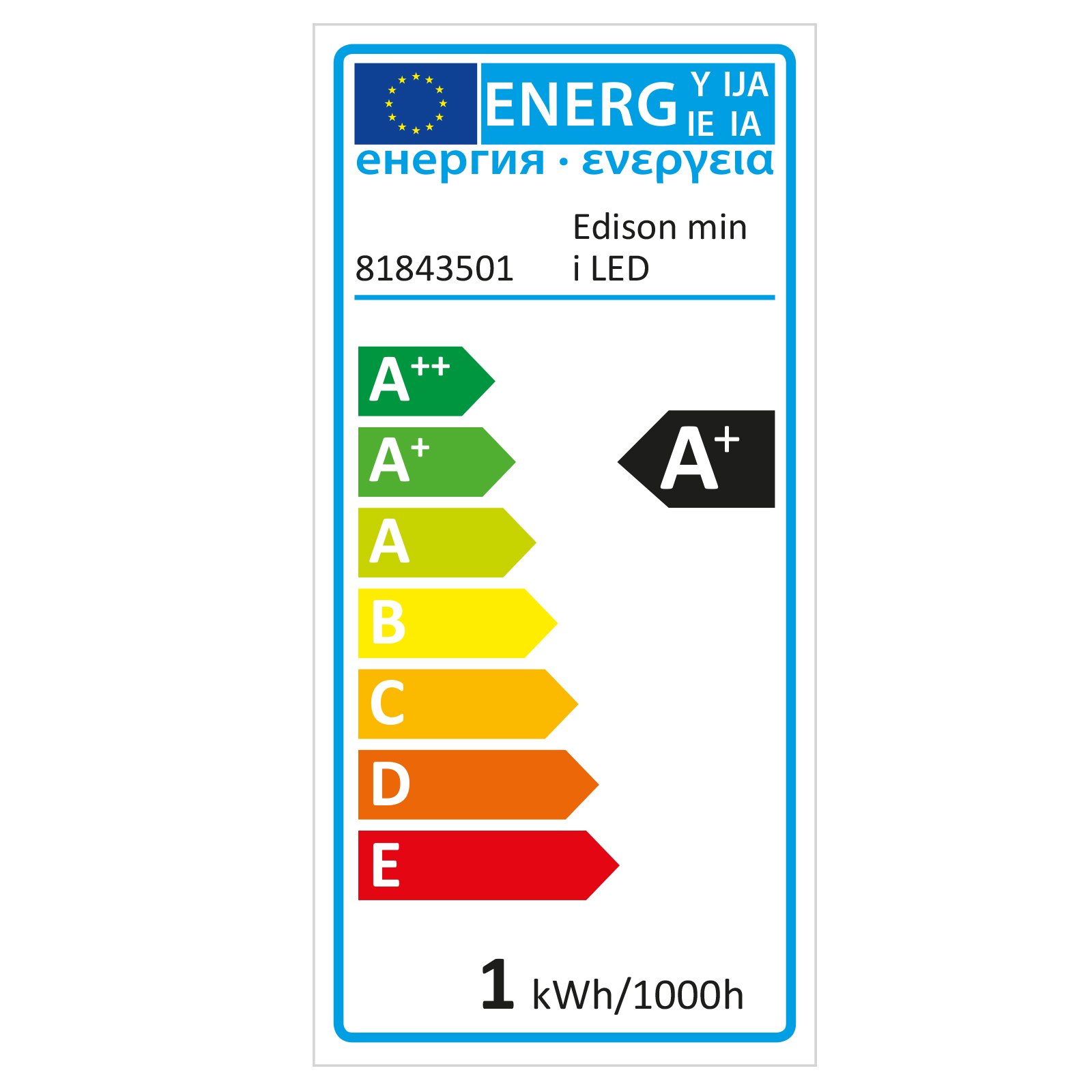 Ljuskälla EDISON LED