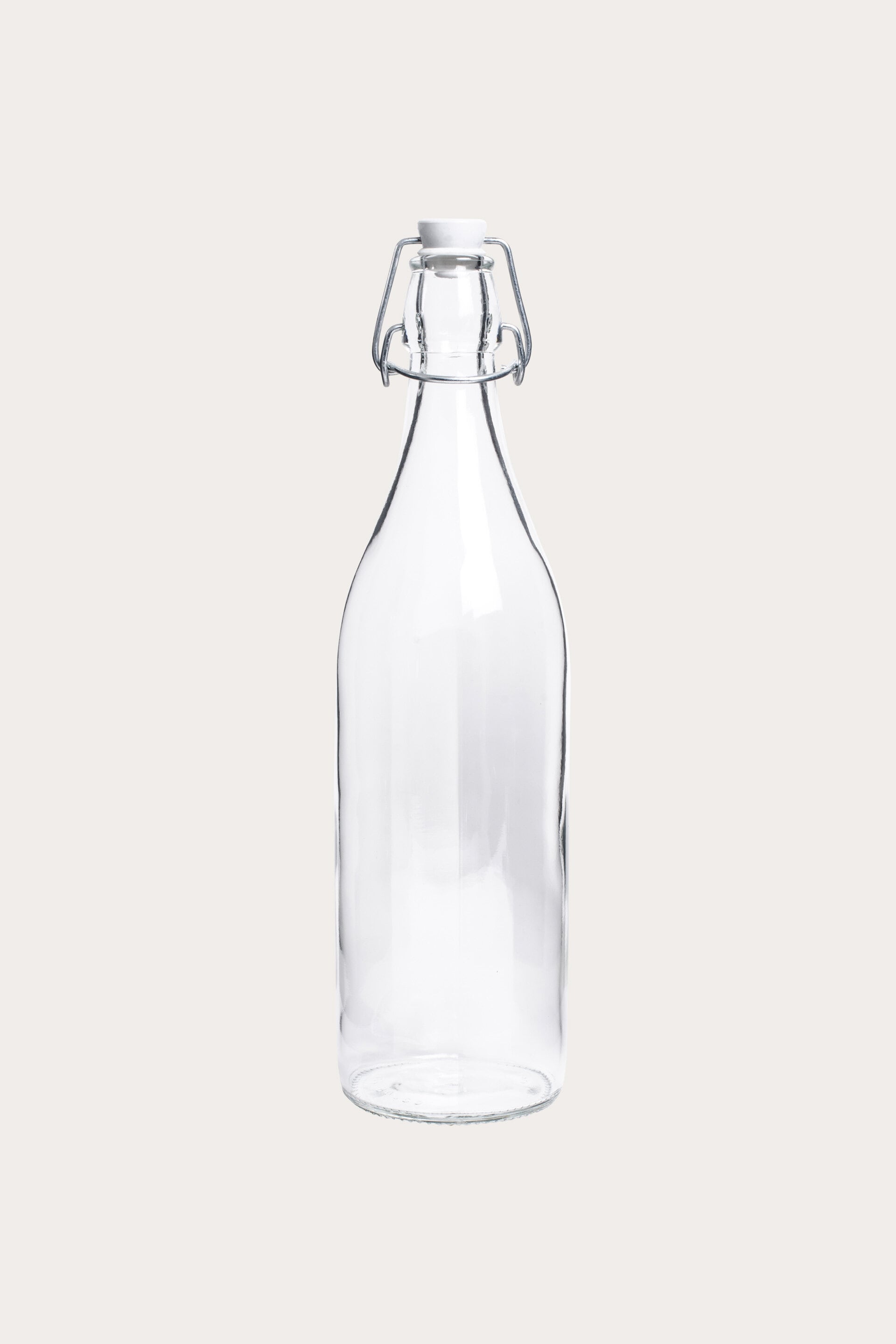 flaska med snäpplock