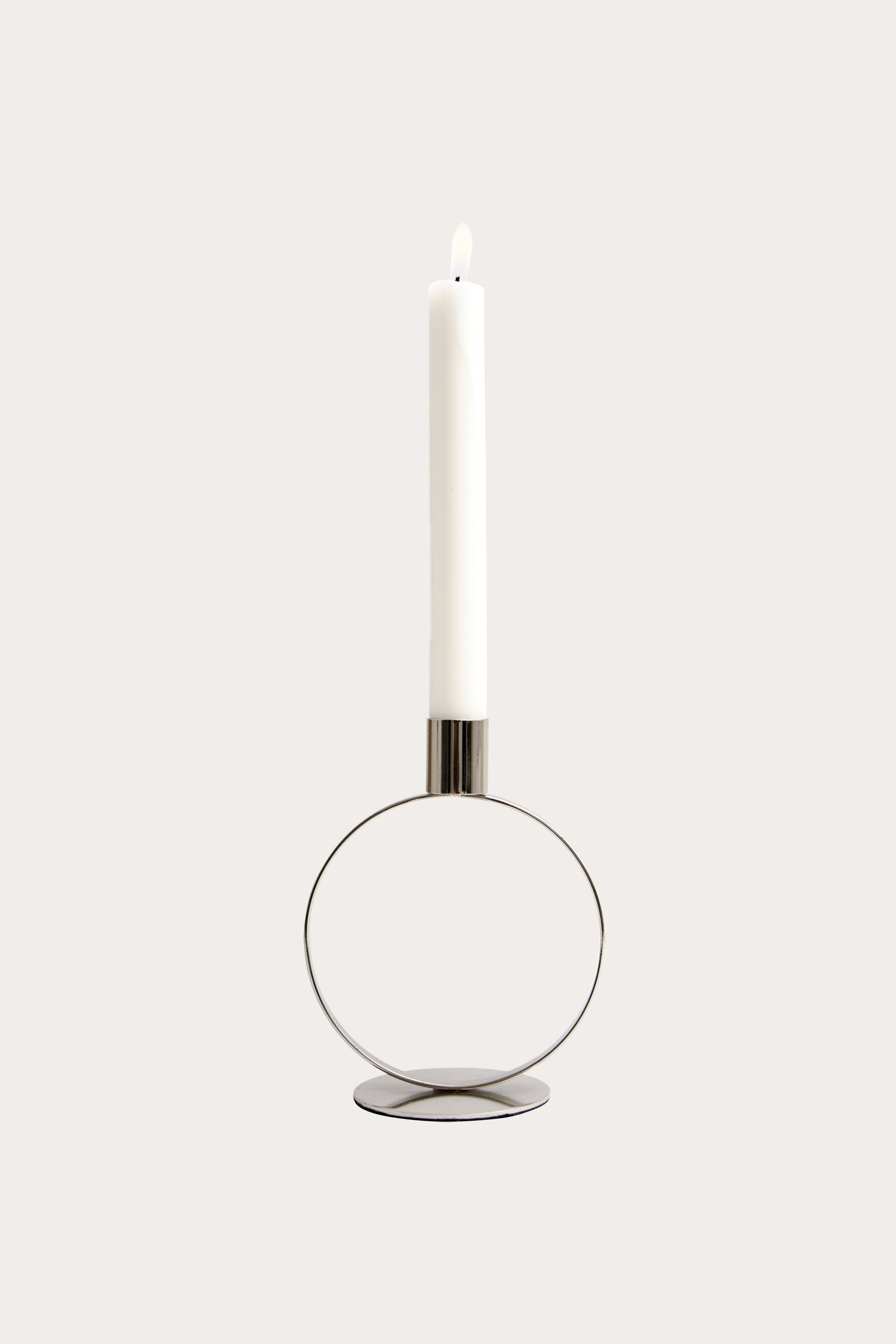 Ljusstake ROUND SILVER