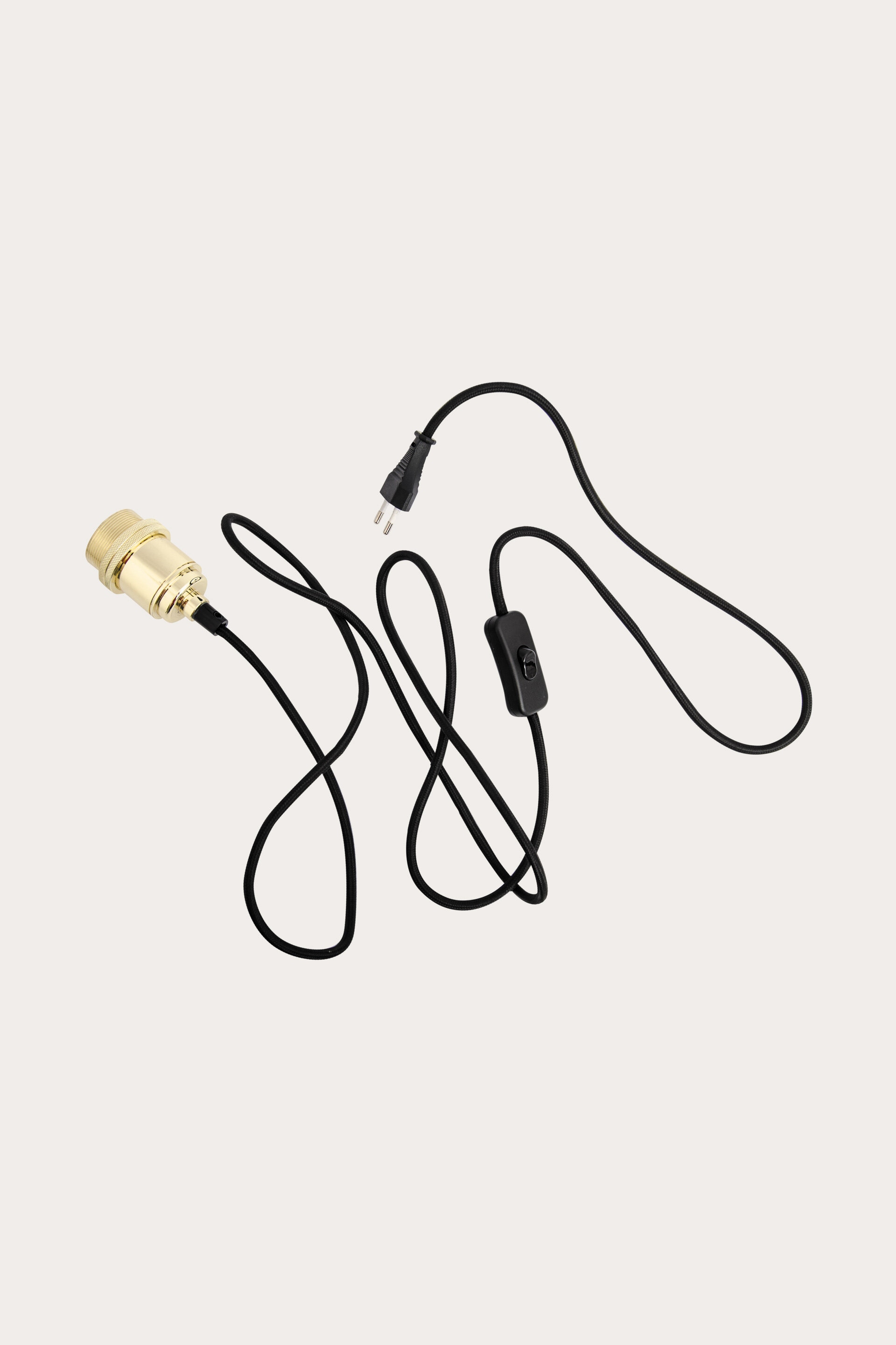 Lampsladd TEXTIL/GULD