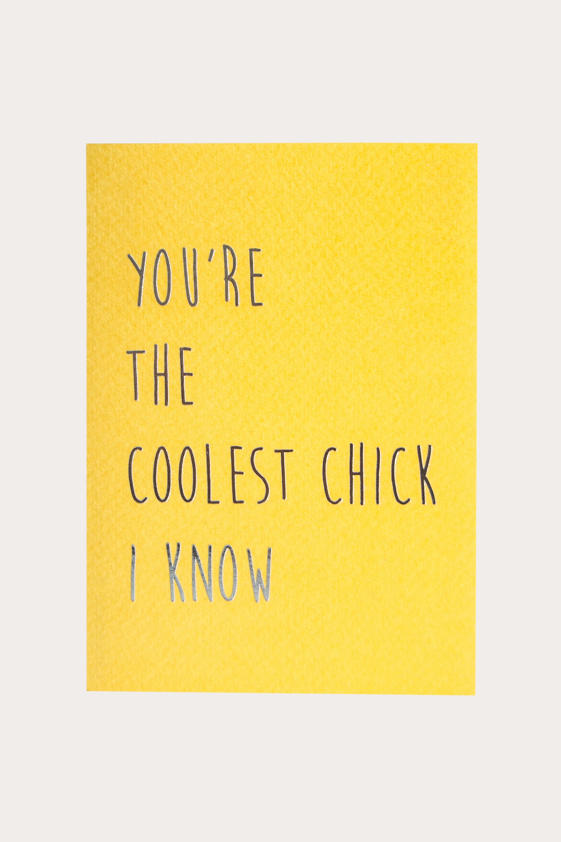 Vykort COOLEST CHICK
