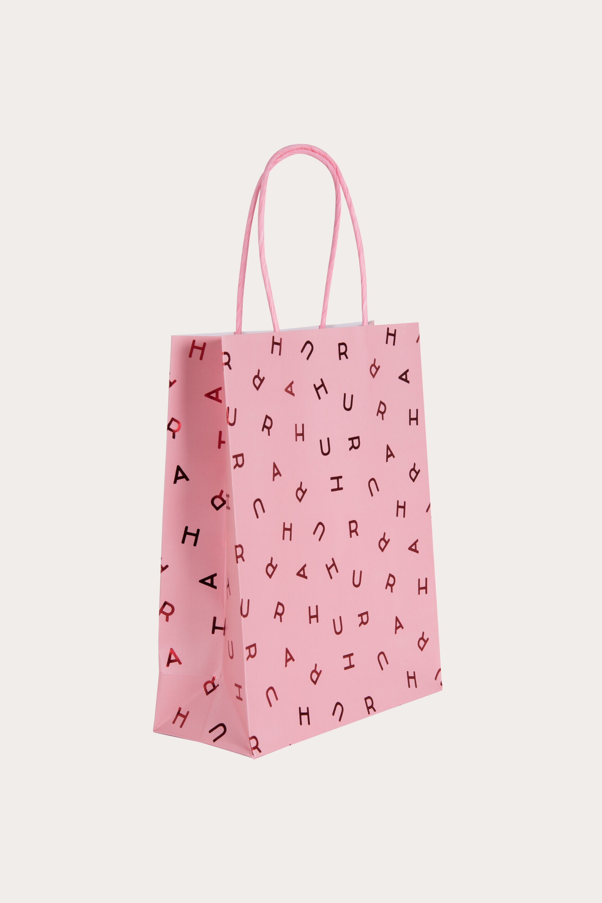 Presentpåse HURRA rosa