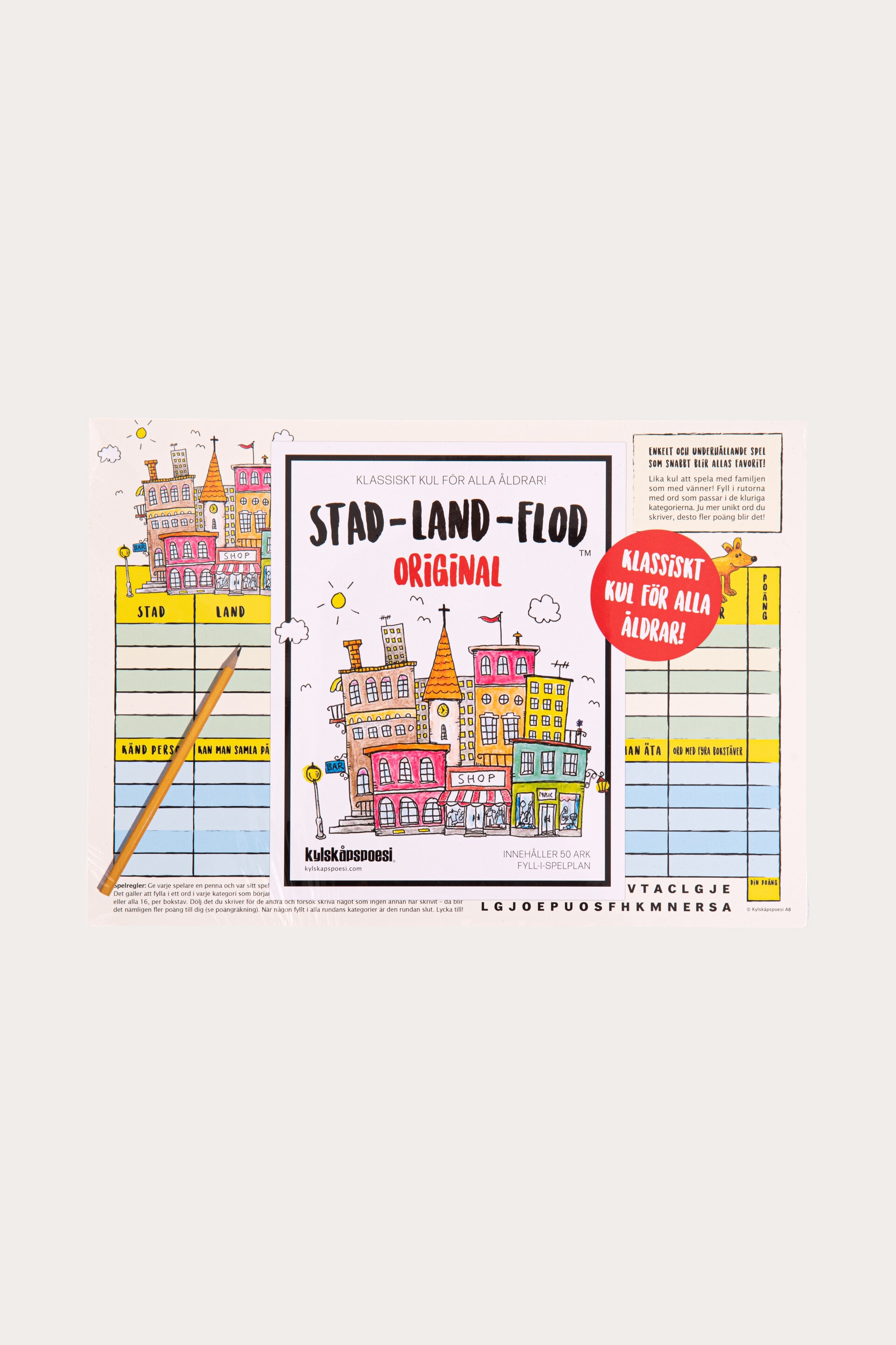 Spel STAD-LAND-FLOD