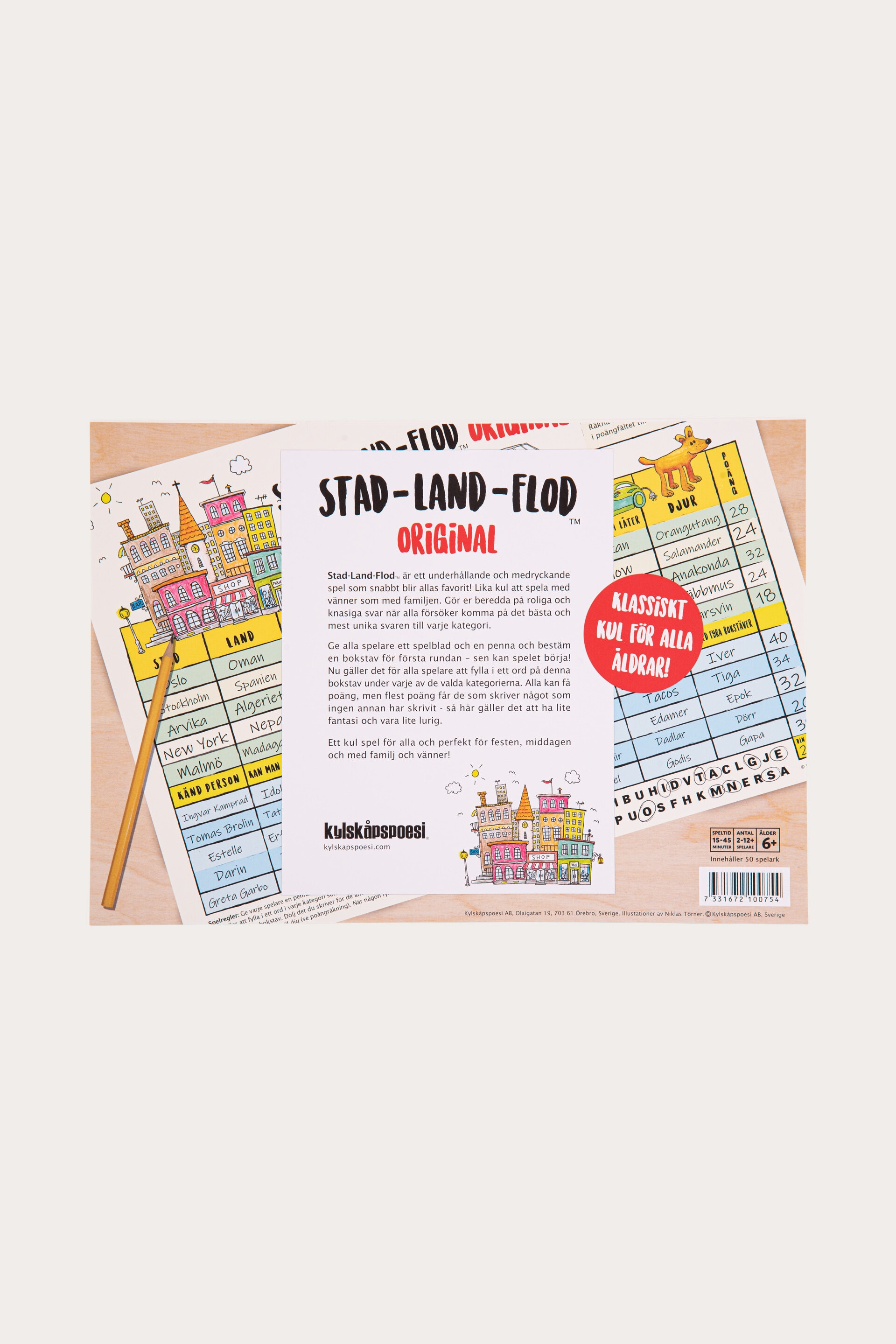 Spel STAD-LAND-FLOD