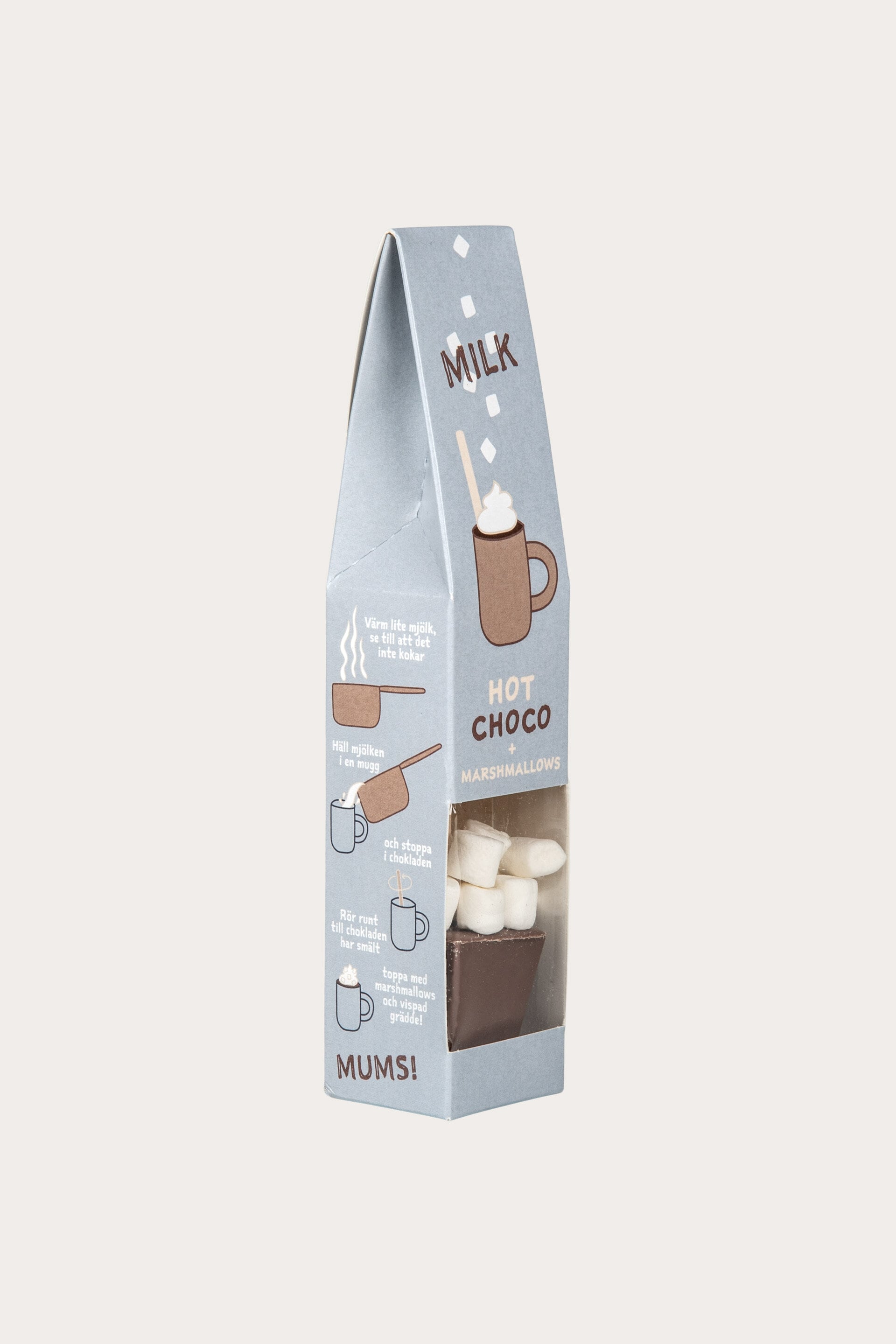 Varm choklad på pinne MJÖLKCHOKLAD
