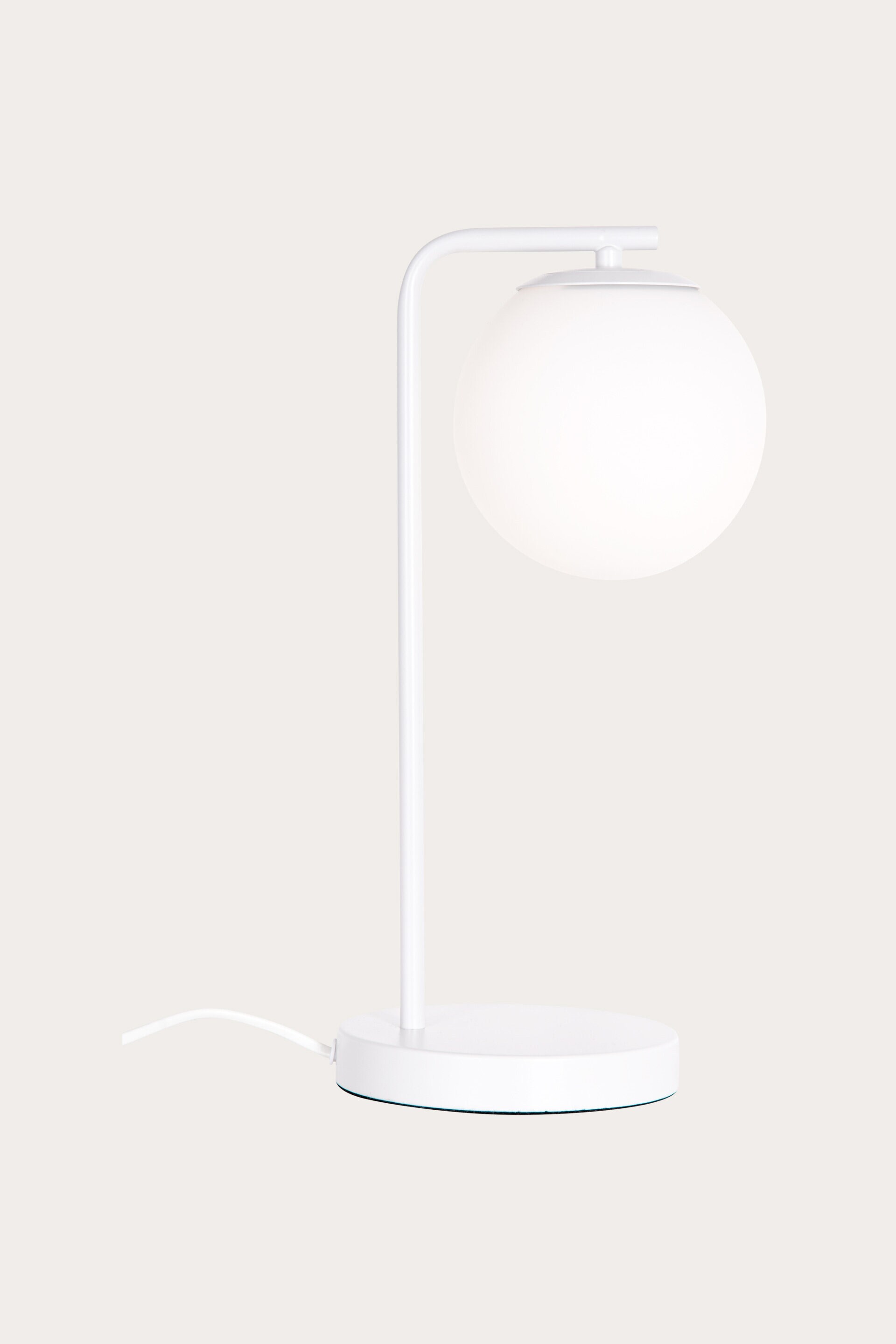 Bordslampa GLOB VIT
