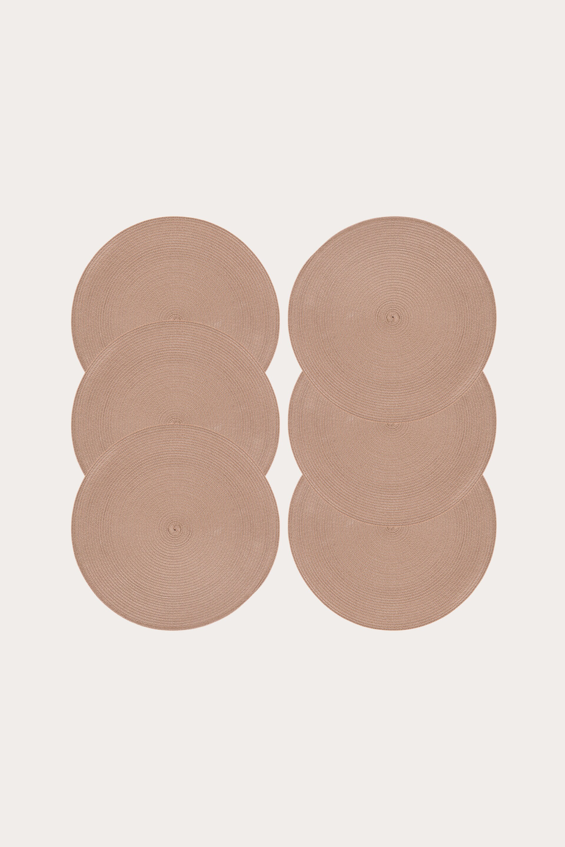 Bordstablett ROUND BEIGE