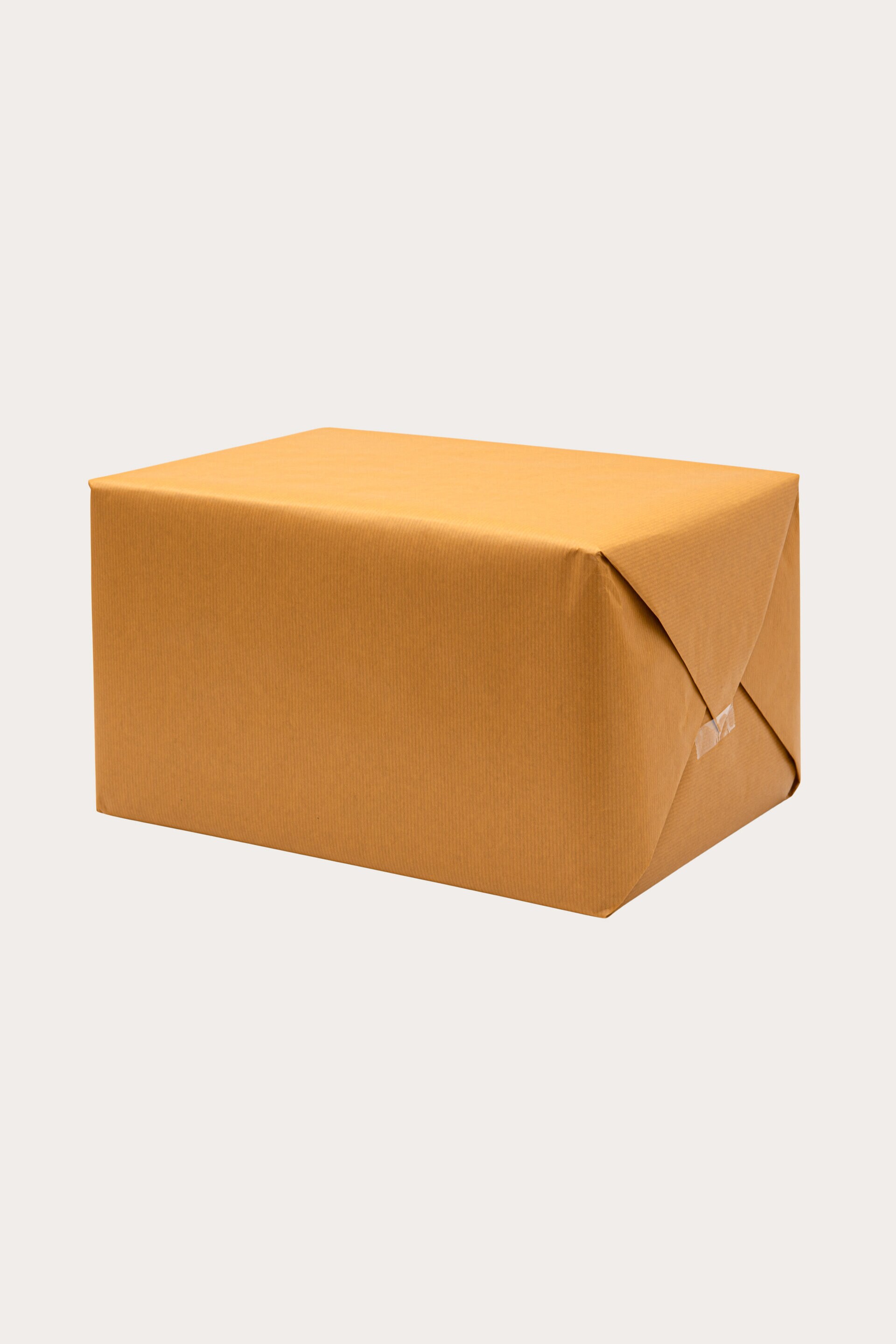 Presentpapper RIBB SAFFRAN