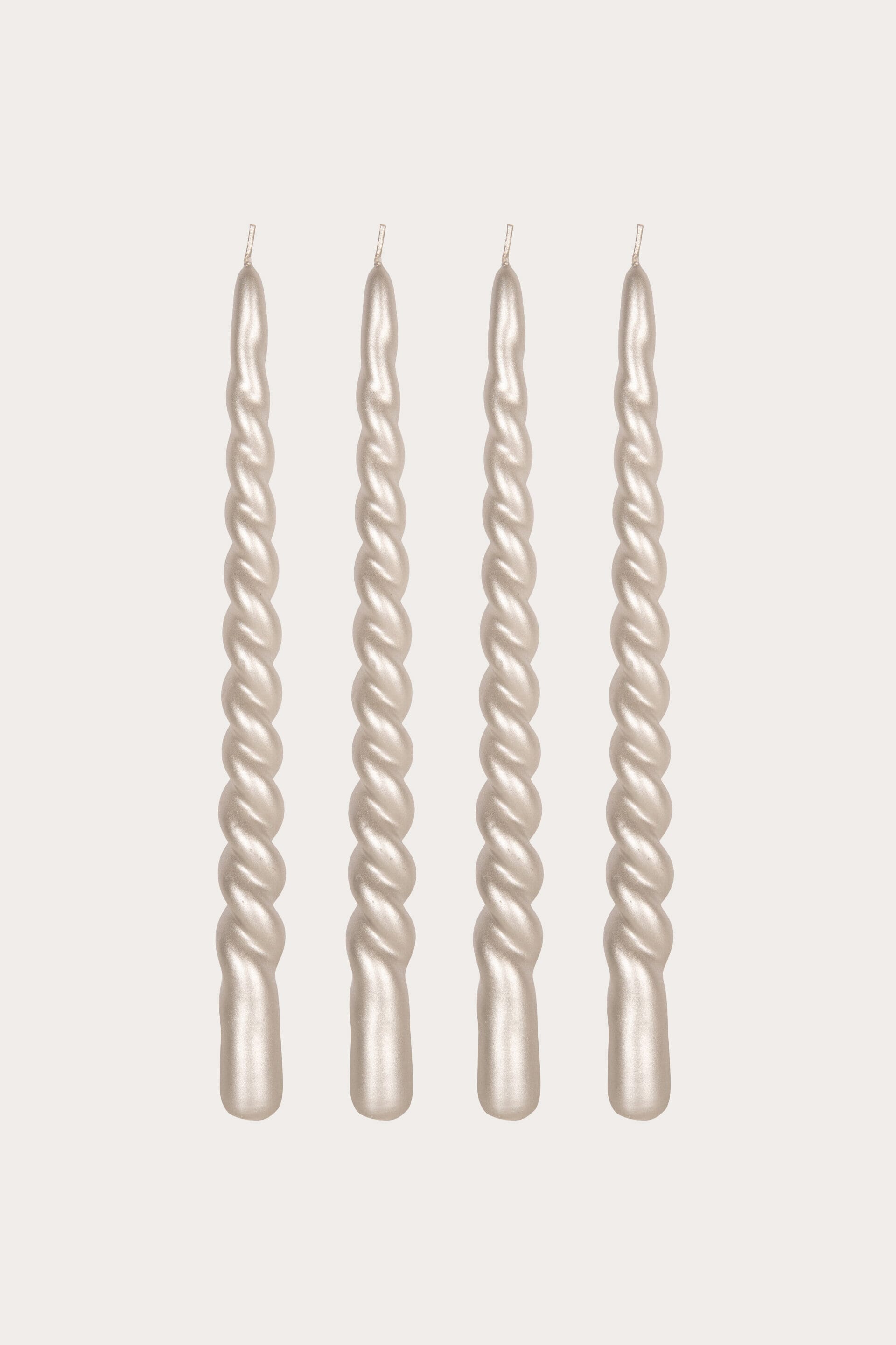 Ljus TWISTED SILVER METALLIC