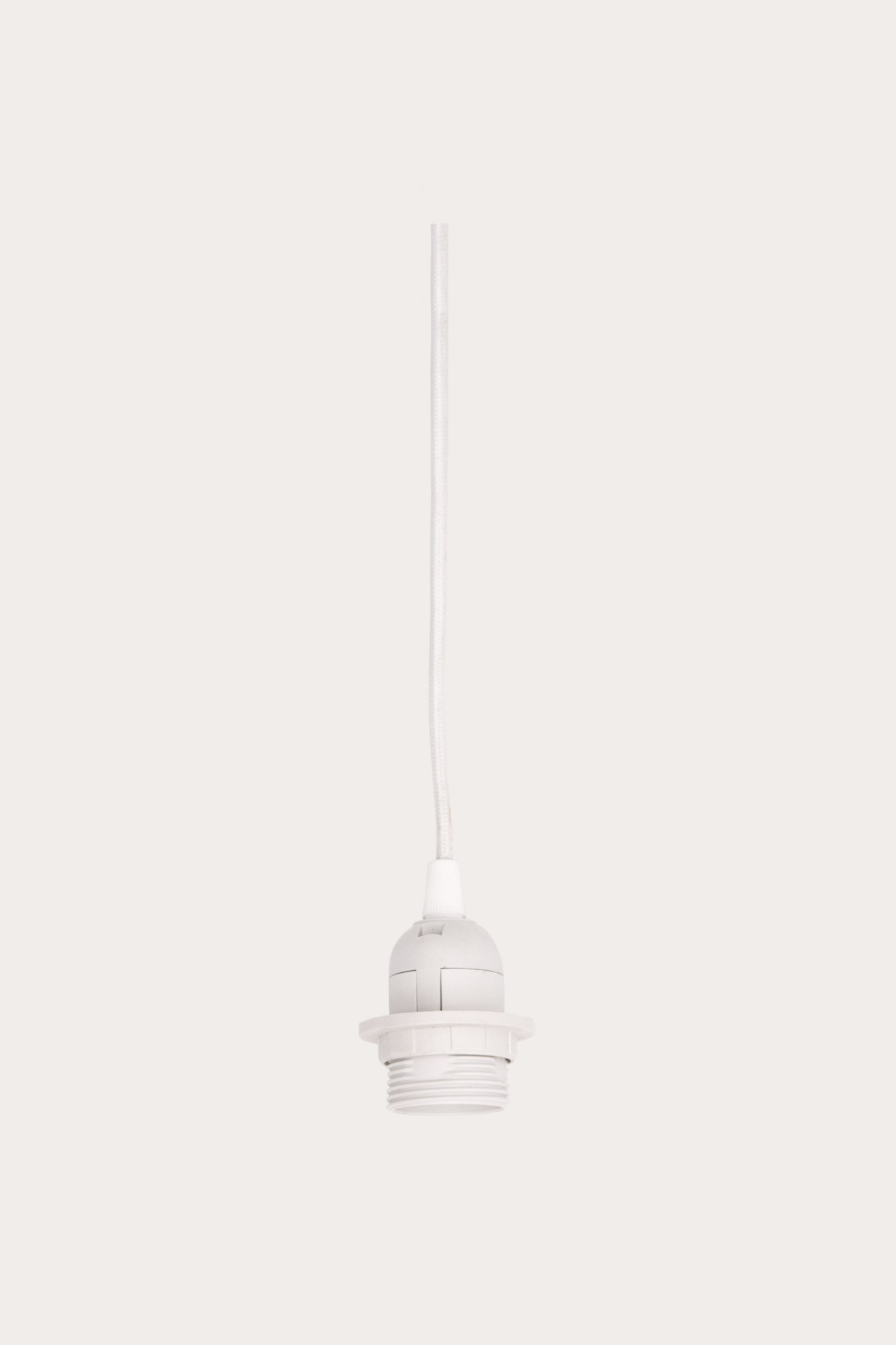 Lampsladd TEXTIL VIT SOCKEL