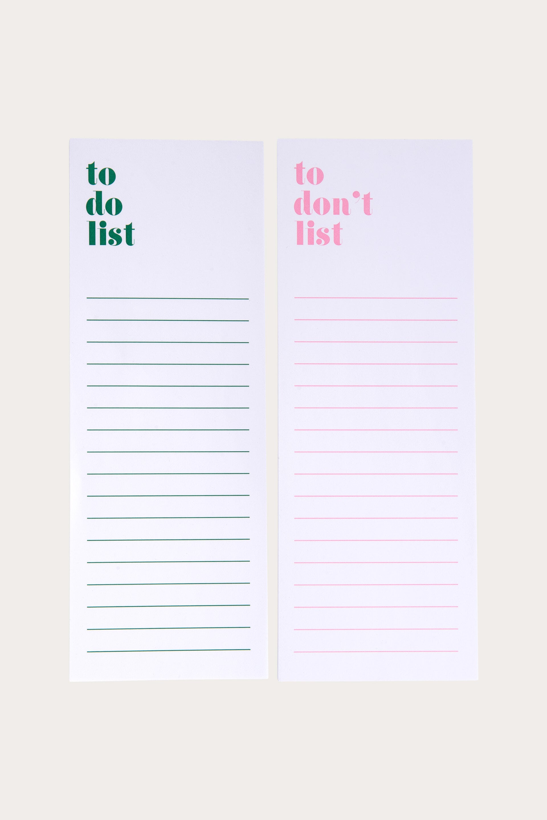 Anteckningsblock TO DO & DON´T LIST