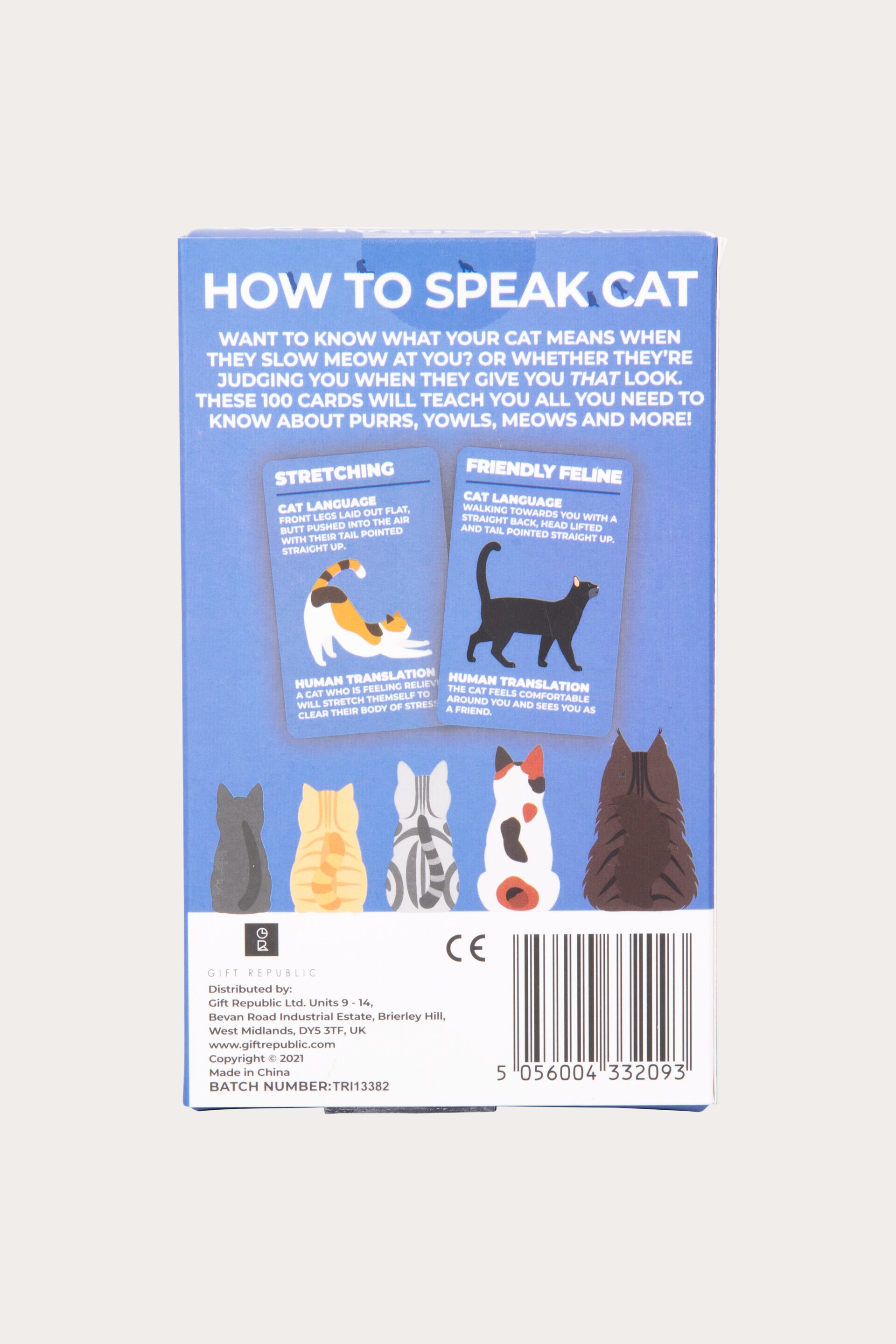 Kort HOW TO SPEAK CAT