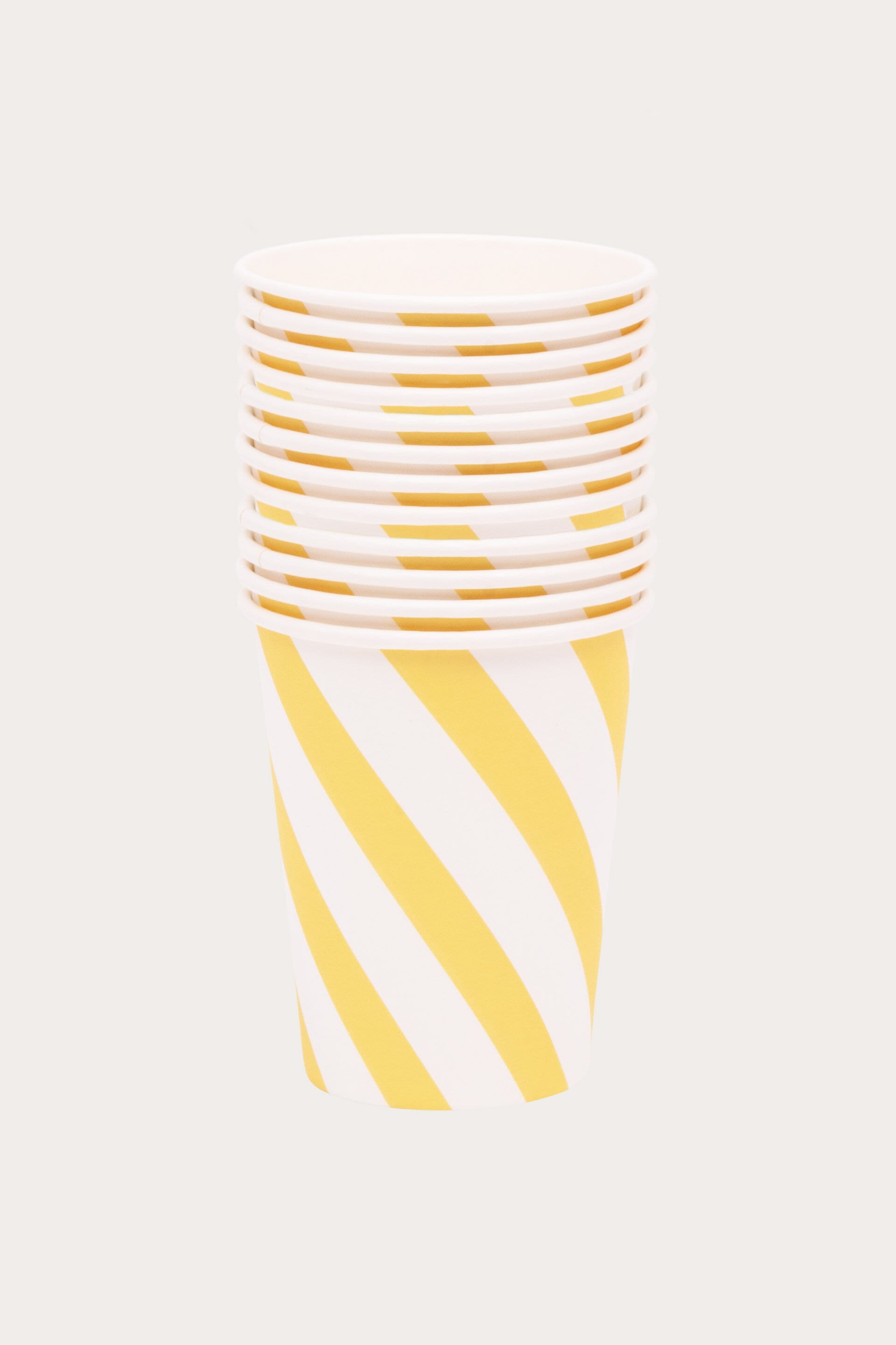 Pappersmugg STRIPE Yellow