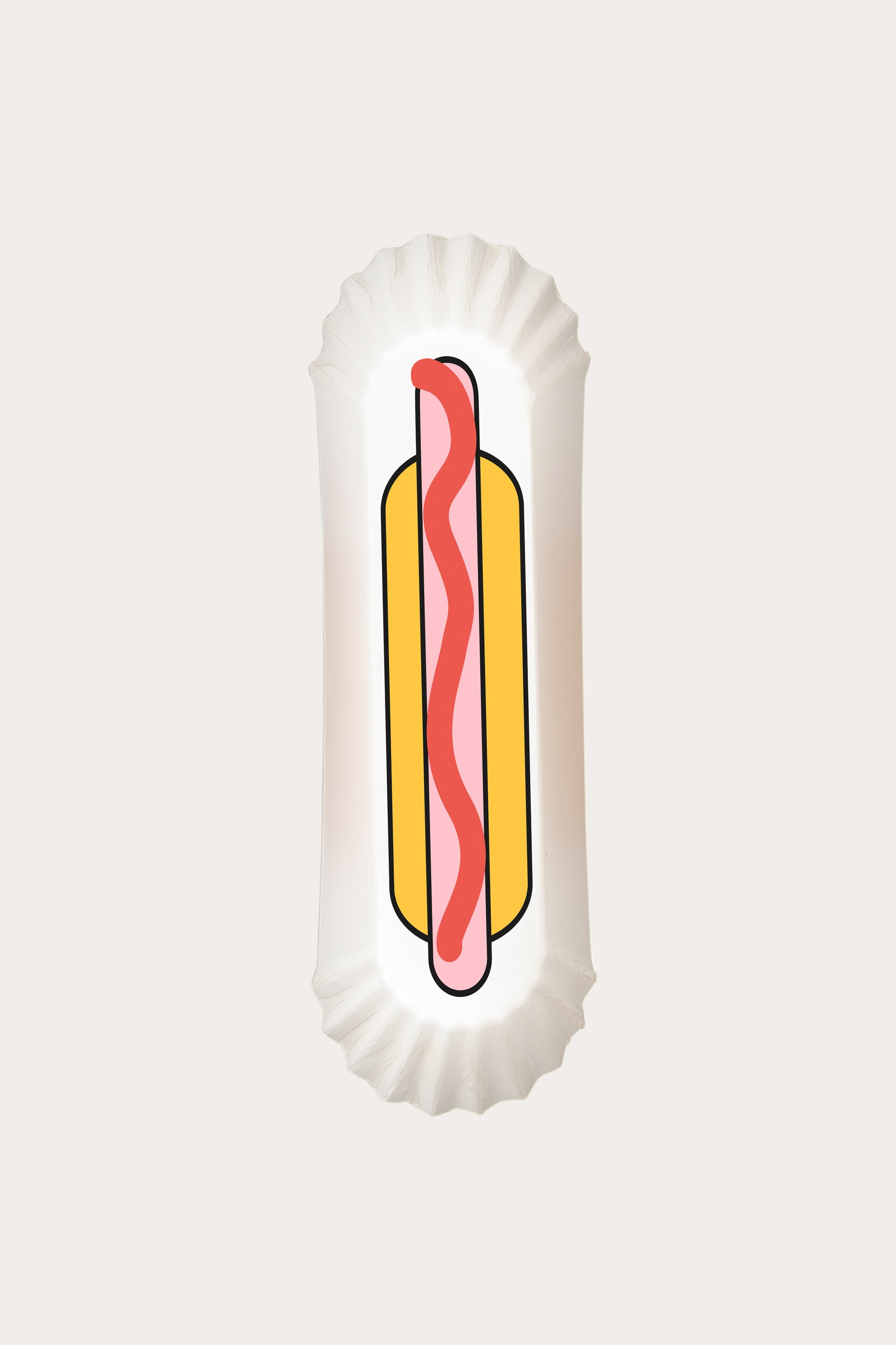 Papperstallrik HOTDOG