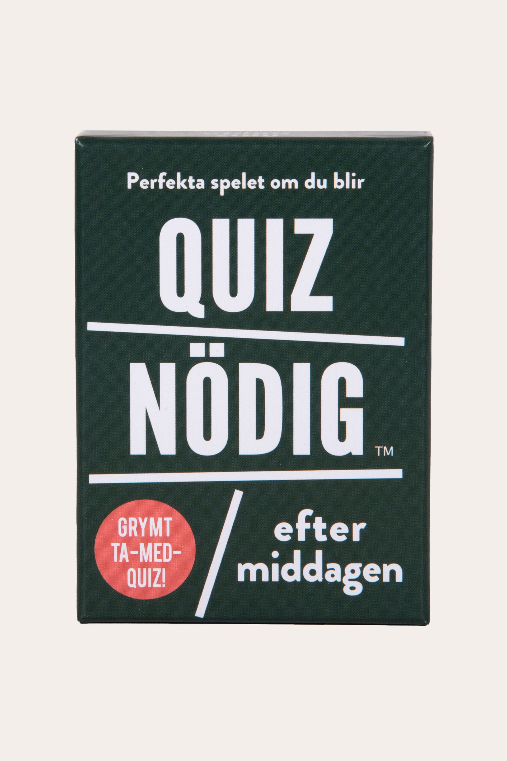 Spel QUIZNÖDIG EFTER MIDDAGEN
